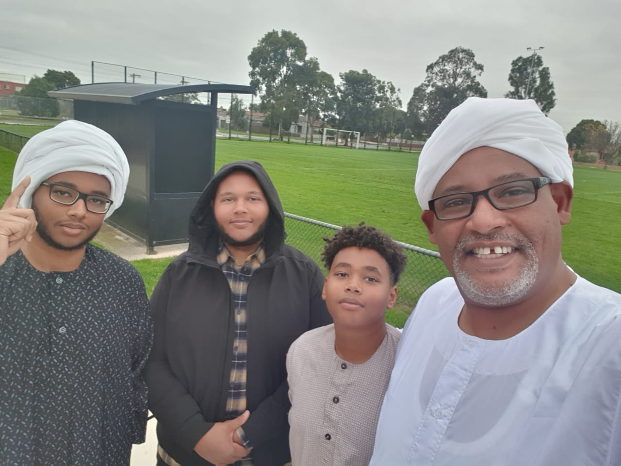 Members of the Sudanese Community Association of Victoria at a community gathering in Melbourne